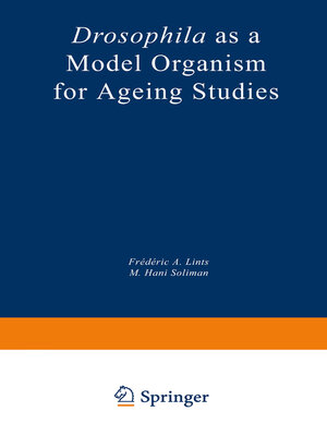 cover image of Drosophila as a Model Organism for Ageing Studies